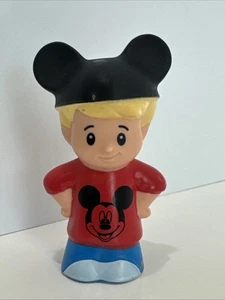 Fisher Price Little People Eddie Figur Mickey Mouse Ohren & Shirt 2013 - Bild 1 von 7