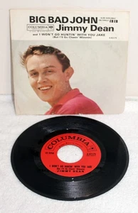 Jimmy Dean ~ Big Bad John ~ 1961 Columbia Picture Sleeve 45 RPM - Picture 1 of 6