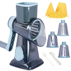 Rotary Cheese Grater Cheese Shredder, Cheese Grater Handheld with Strong Suct... - Picture 1 of 6