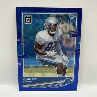 2020 Donruss Optic #130 Quintez Cephus Blue Scope - Image 1 of 2