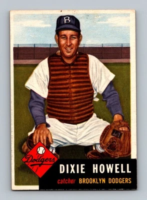1953 Topps #255 Dixie Howell GD-VG (PL reverse) Vintage High # SP Baseball Card - Image 1 of 2