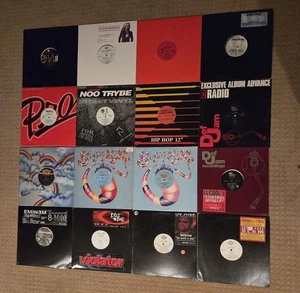 Lot of 16 Old School Hip Hop Rap Pop vinyl records Eminem Ice Cube LL Cool J - Picture 1 of 17