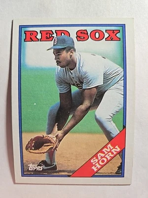 1988 Topps 377 Sam Horn - Image 1 of 2