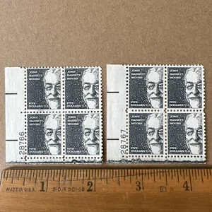 Lot of 2 Plate Blocks – $5 John Bassett Moore Stamps (Scott 1295) Mint NH - Picture 1 of 3