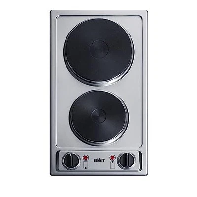 Summit 12 дюймов 2 горелки электрическая варочная панель 115 В твердый диск варочная панель - Изображение 1 из 3