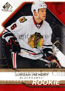 2008-09 Sp Game Used Gold #132 Jordan Hendry