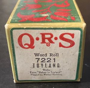 QRS 7221 Spielzeug von Babys in Spielzeugland von Walter Redding Spieler Klavier Wortrolle - Bild 1 von 3