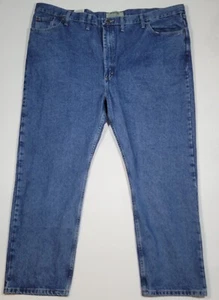 Wrangler Authentic Herrenjeans Größe 52 x 30 normale Passform gerades Bein blau Denim - Bild 1 von 7