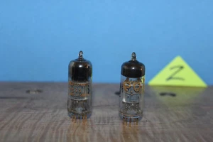 Radio Tubes 7643 Amperex PQ P Logo Germany 92/106 94/108 PAIR - Imagen 1 de 3