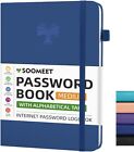 Password Book with Alphabetical Tabs Hardcover Password Keeper A5 Size 8.3'x 6'