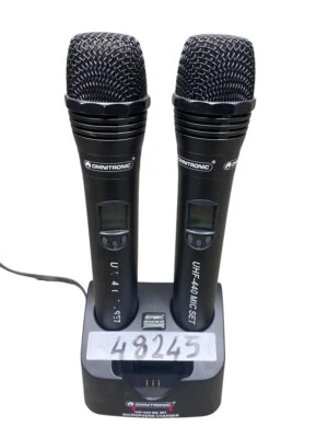 OMNITRONIC UHF-440 Funkmikrofon Set mit Charger Ladeschale 48245 - Bild 1 von 4