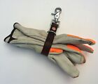 Leather Strap Glove Holder with Clip