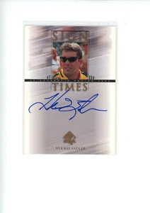 UD SP 2000 Auténtico Racing Hermie Sadler #HE Sign of the Times Autógrafo Automático - Imagen 1 de 2