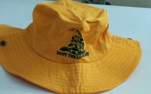 Gadsden Flag Don't Tread On Me Tea Party Cubo Pesca Parasol Sombrero - Imagen 1 de 1