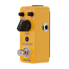 MOOER Yellow Comp Optical Compressor Guitar Effect Pedal EQ Volume Control T1A6 for sale