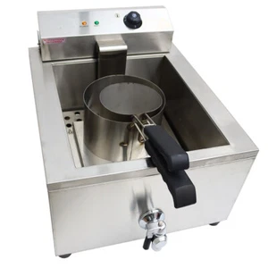 110V 60HZ 2KW Funnel Cake Fryer Machine Maker 2 Ring Molds - Picture 1 of 12