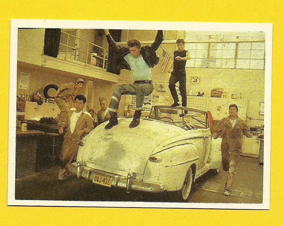 GREASE Olivia Newton John Travolta 1979 Spanish Card #72 Greased Lightning - Image 1 of 1