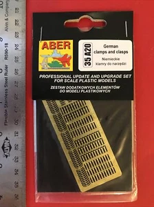 Aber 35 A20, Movable clamps and clasps for german WW II vehicles (1 , 1/35 scale - Picture 1 of 2