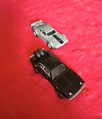 🔥 2 Fast & Furious ‘70 Dodge Charger’s Off-Rd Black + Grey Ice Dodge Charger - Image 1 of 4