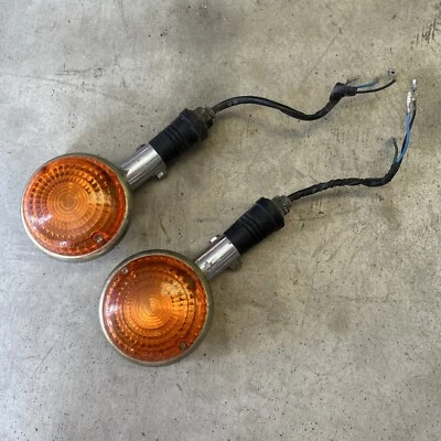 Indicadores de señal de giro delanteros izquierdo y derecho Yamaha Virago 1000 XV1000 1984-1985 Foto 1 de 4