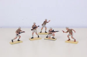 Deetail Britains LTD 1971 Made in England Soldatini Vintage Figures Toy 4 + 1  - Imagen 1 de 8