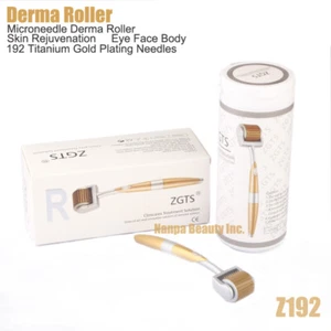 192 Titanium DERMAROLLER Skin Therapy Facial Recovery Micro Pins Roller MTS - Picture 1 of 11