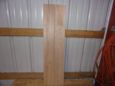 2 PÇS PLACAS SECAS PARA FORNO DE MADEIRA CINZAS 36"X 4 5/8"X 3/4" LOTE 1290V RACHADO PLANO - Imagem 1 de 4