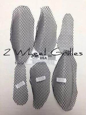 Suzuki Hayabusa GSXR 1300 2015 carenado negro parrillas pantallas ventilaciones rejillas de malla Foto 1 de 4