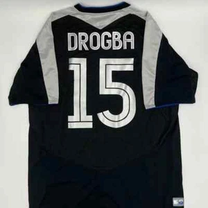 Drogba #15 Chelsea FC 2004/2005 Away ORIGINAL VTG Rare Soccer Jersey (L) - Picture 1 of 13