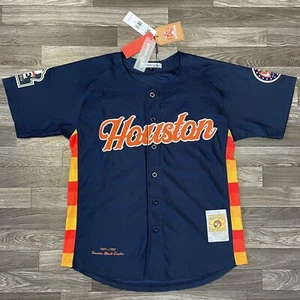 Maglia baseball Negro League Houston Black Eagles uomo media #27 bottoni davanti - Foto 1 di 12