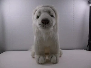 Siegfried and Roy White Stuffed Lion 14 " Tall L30253 - Picture 1 of 6