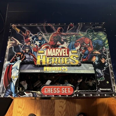 Marvel Heroes Chess Set 2003 Pressman - Image 1 of 4