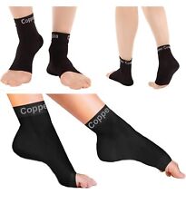Copper Compression Copper Infused Foot Sleeve Large/X-Large. One Pair