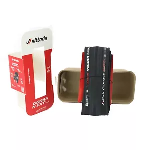 CORSA N.EXT Vittoria Copertoni/TLR Grafene+Silice Nylon 100TPI Nero - Foto 1 di 1