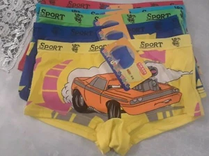 NEW BOYs sports car  BOXERS  BOYSHORTS UNDERWEAR ..lot of 5 pcs  - Picture 1 of 3