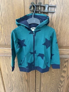 Boys Zip Up Hoodie Stars New 2-4 Yrs H&M - Picture 1 of 7