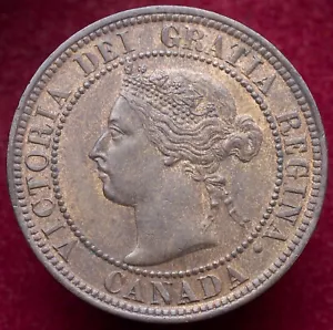 Canada 1 Cent 1898 H (J0107) - Picture 1 of 2