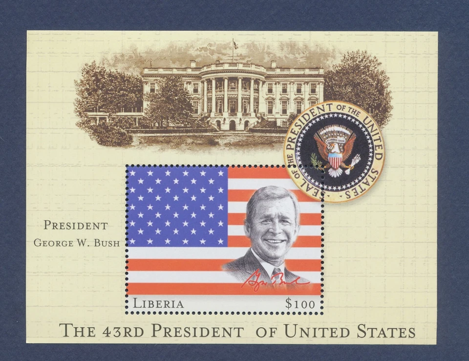 LIBERIA - George W Bush, 43rd President of the United States - 2001 --b - Image 1 of 1