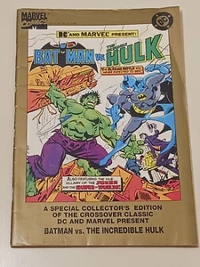Batman Vs Incredible Hulk 1995 Collector's Edition Marvel & DC Vintage Rare - Picture 1 of 12