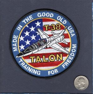 T-38 TALON Northrop USAF ATC NAVY VF Top Gun NASA Foreign Squadron Patch