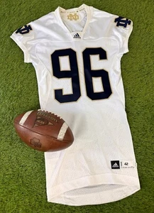 Game Worn Used Notre Dame Fighting Irish College Football Jersey 2010-11 Adidas - Picture 1 of 10