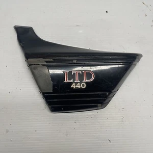 1980-83 Kawasaki LTD440 KZ440 Left Side Cover Panel small crack top front - Picture 1 of 14