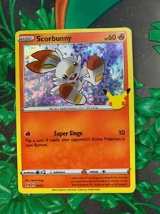 Pokemon Scorbunny Holo Mcdonalds Promo 2021 - 16/25 - Picture 1 of 4