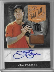 2016 Panini Pantheon Scripted Gallant Gloves /49 Jim Palmer #SGG-JP Auto HOF - Bild 1 von 2