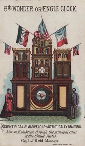 Steven Engle Clock Exhibition - Victorian Trade Card - Picture 1 of 2