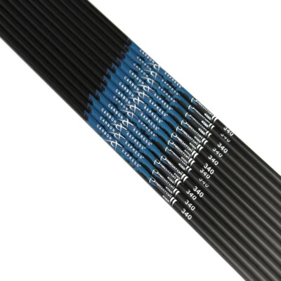 DECHUANG 12pcs carbon express arrow shafts sp300-600 ID6.2mm compound traditioanal bow