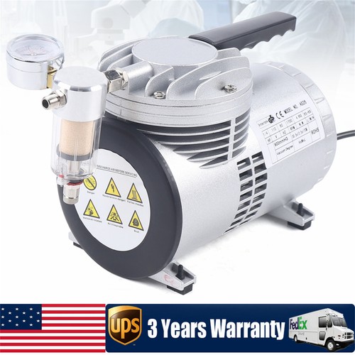 Lab Vacuum Pump 2023L/min Oilless Vacuum Pump HVAC Diaphragm Filter