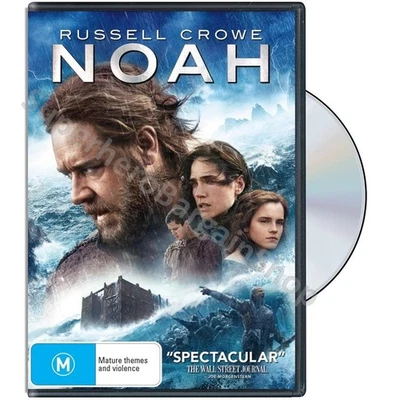 Noah (DVD, 2014) PAL Region 4 (Russell Crowe, Emma Watson, Anthony Hopkins) NEW - Image 1 of 4