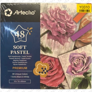 „Artecho Pastellkreide Set 48-teilig – 46 Farben + Fluoreszierend, Künstlerkreid - Bild 1 von 4