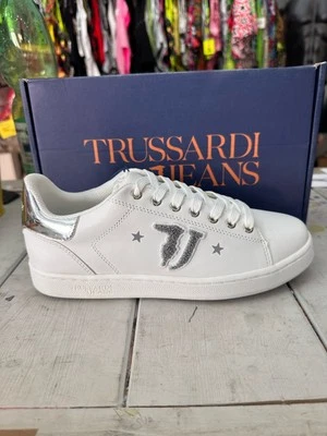 Zapatillas Mujer Trussardi Blancas Talla EU39 Suela Interna 25Cm/Externa 26Cm Foto 1 de 4